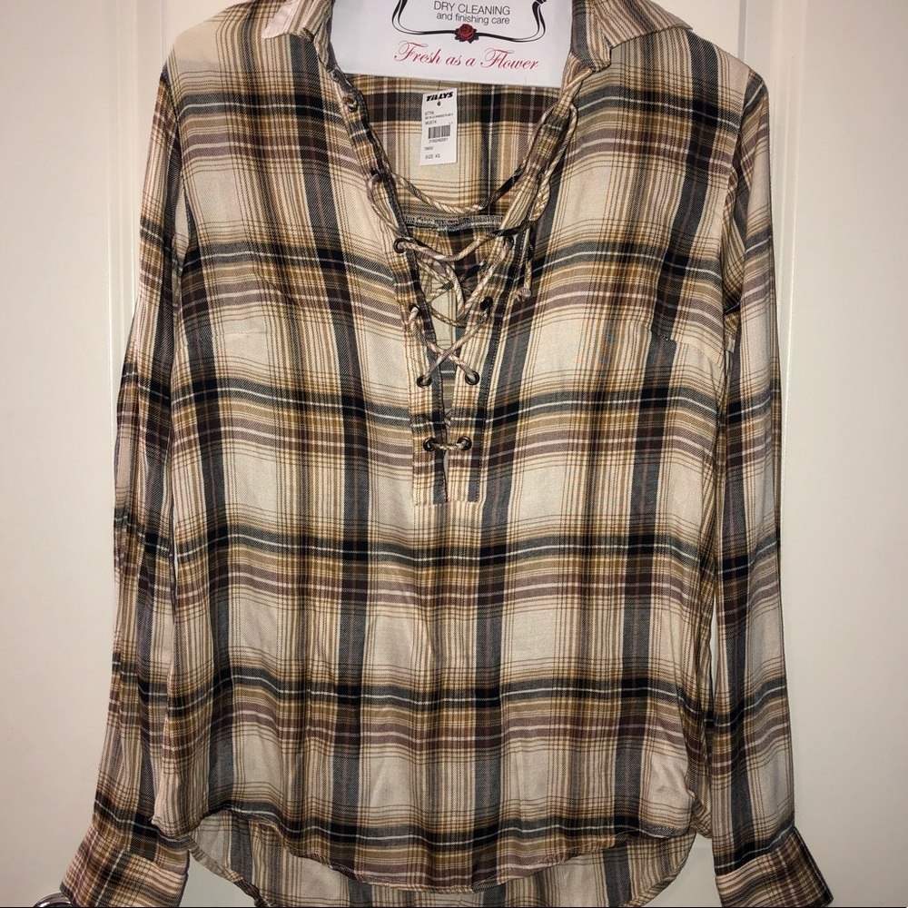 Striped flannel